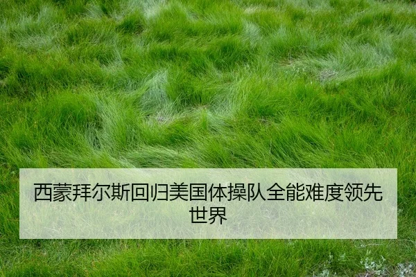 西蒙拜尔斯回归美国体操队全能难度领先世界